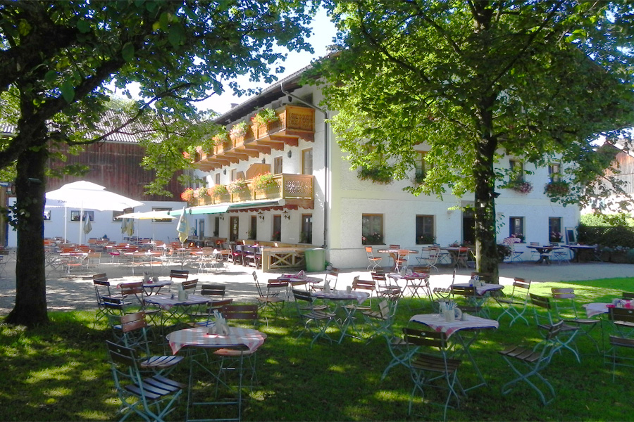 gemütlicher Biergarten